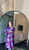 Bottle Palm Leaf Design - Stitched 2 pc