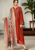 Ayat Embroidered with Shawl - Stitched 3 pc