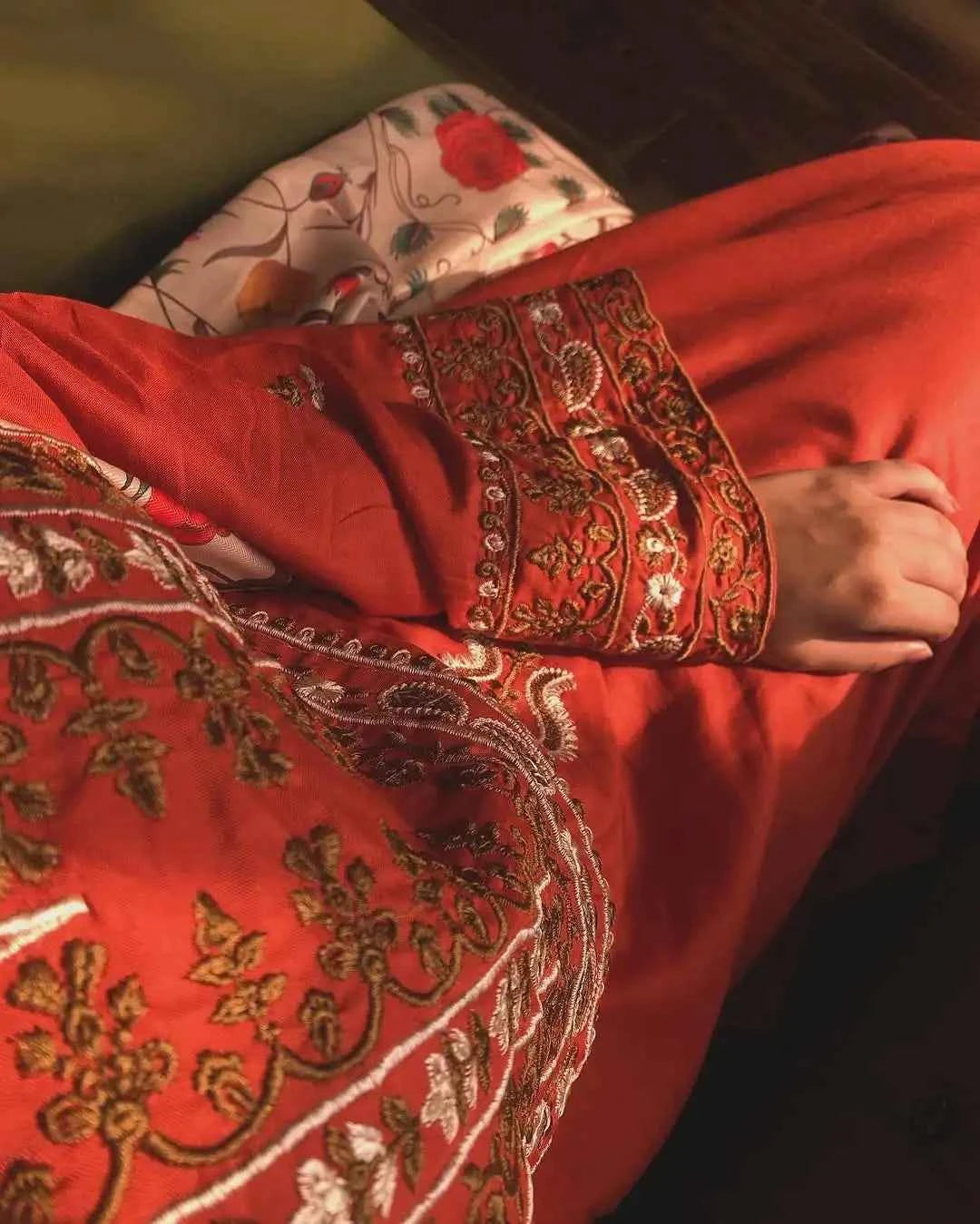 Ayat Embroidered with Shawl - Stitched 3 pc