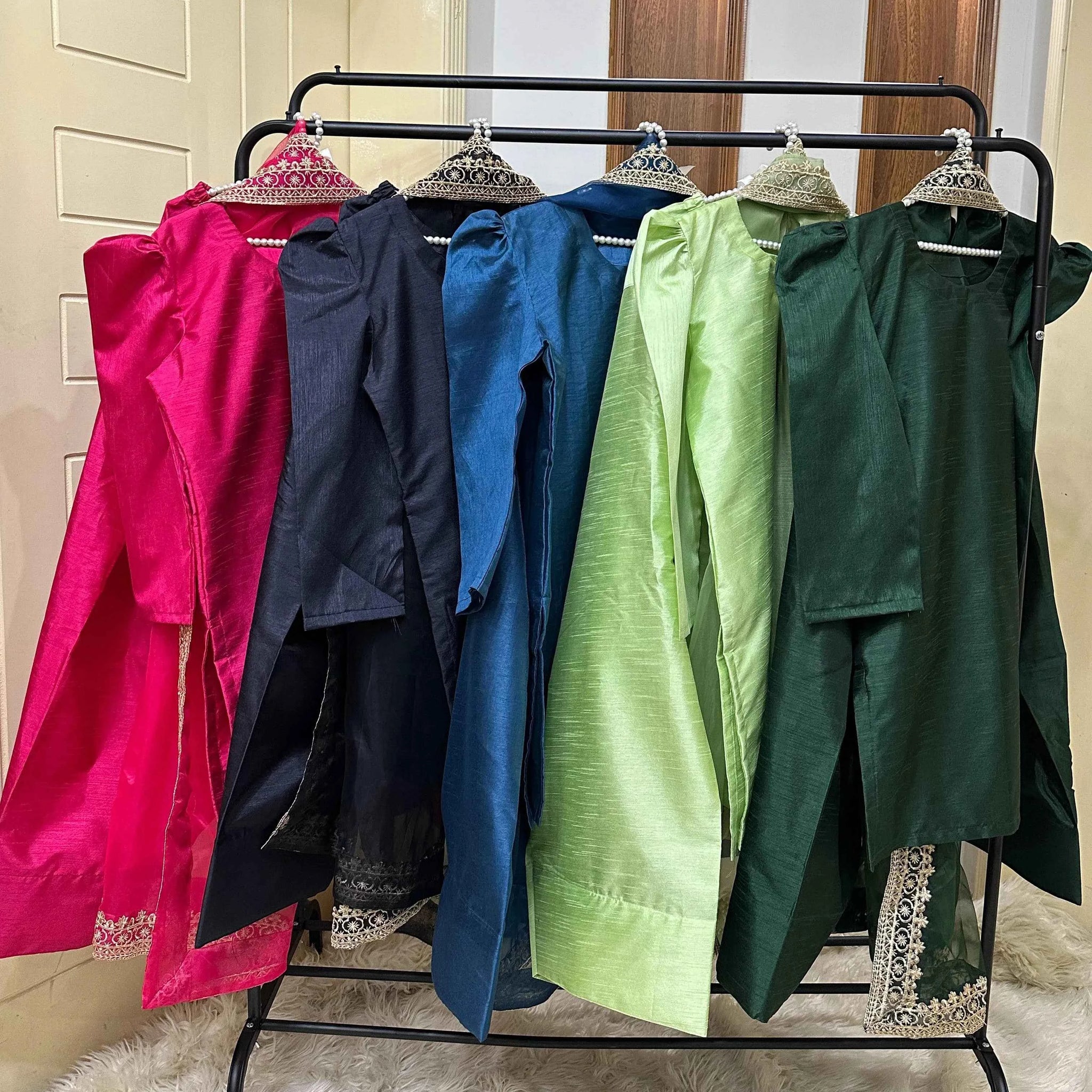 Farshi Shalwar Set - 3 pc Stitched