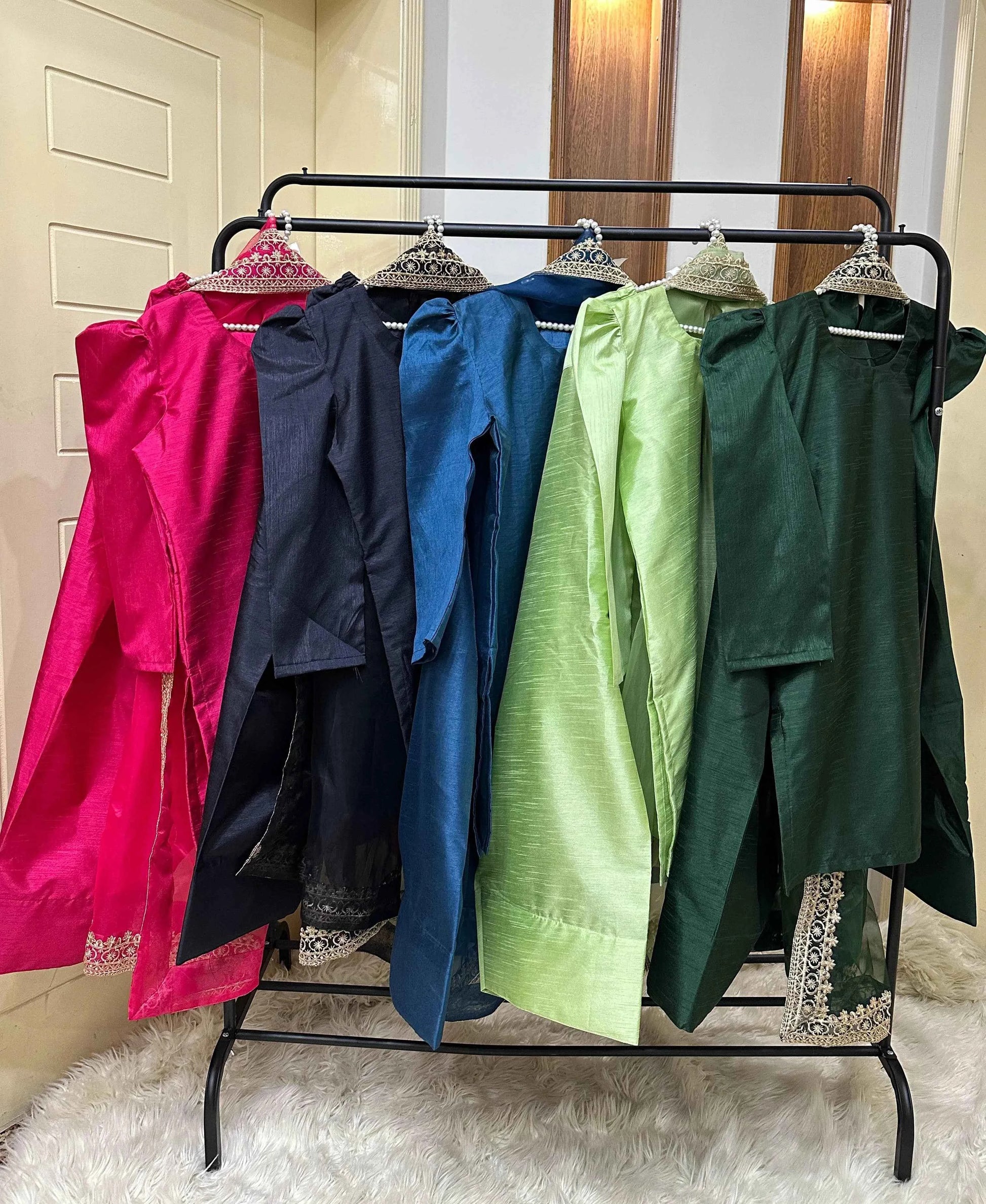 Farshi Shalwar Set - 3 pc Stitched