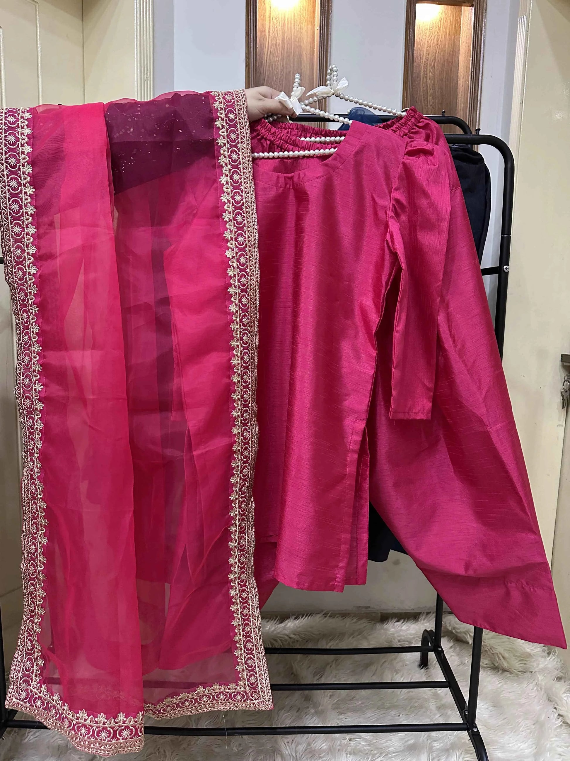 Farshi Shalwar Set - 3 pc Stitched