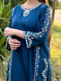 Agha Noor Mirror Wok Embroidery - Stitched 2 pc